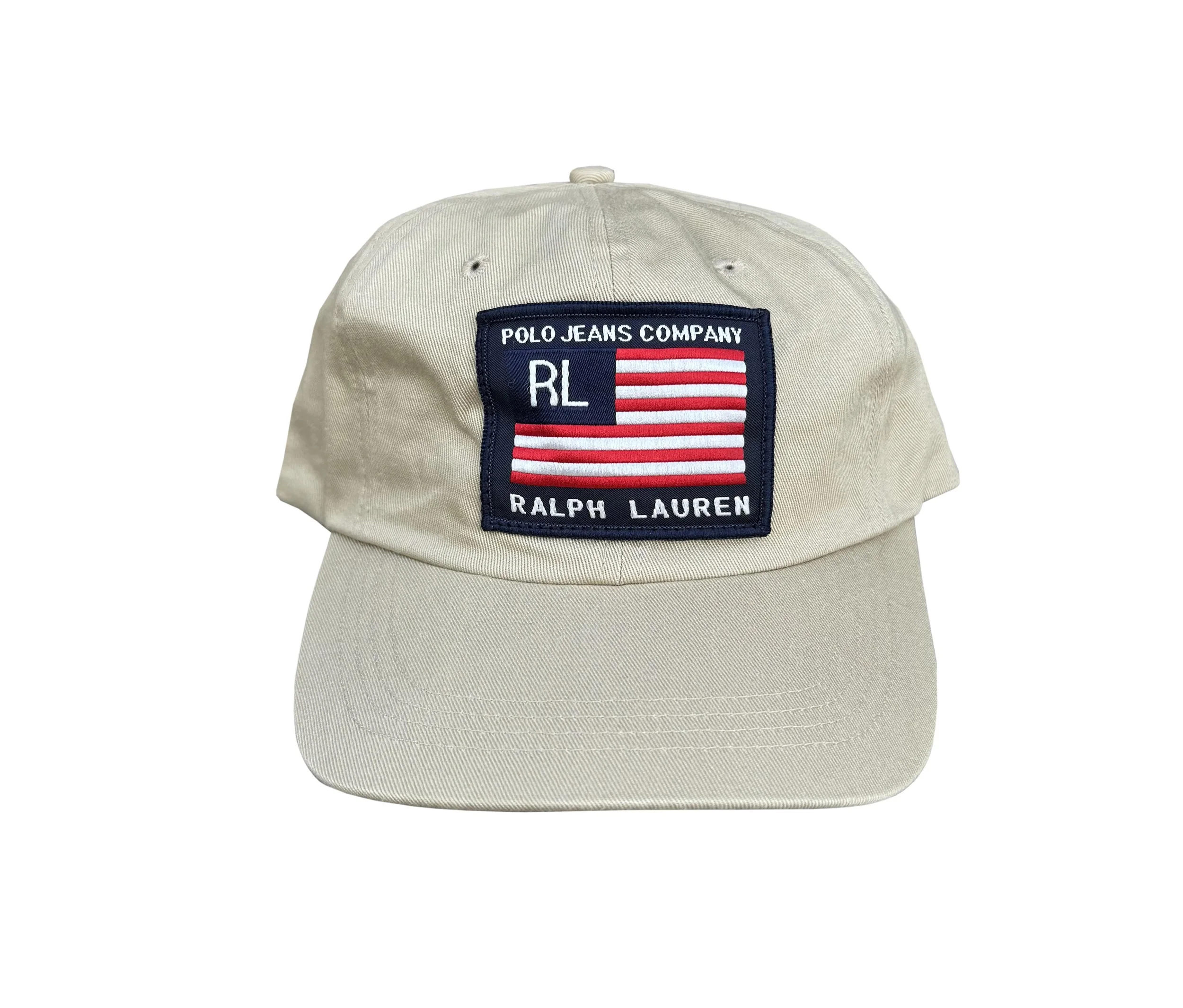 Vintage Polo Jeans Co RL Flag Hat — RootsBK